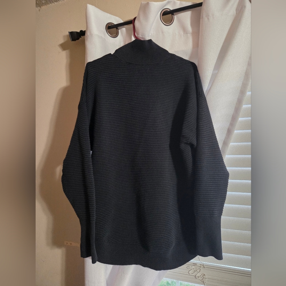 Aerie Ribbed Half-Zip Pullover - Picture 2 of 5